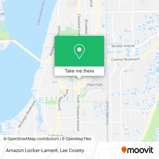Amazon Locker-Lament map