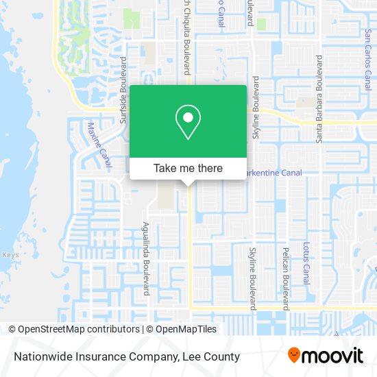 Mapa de Nationwide Insurance Company