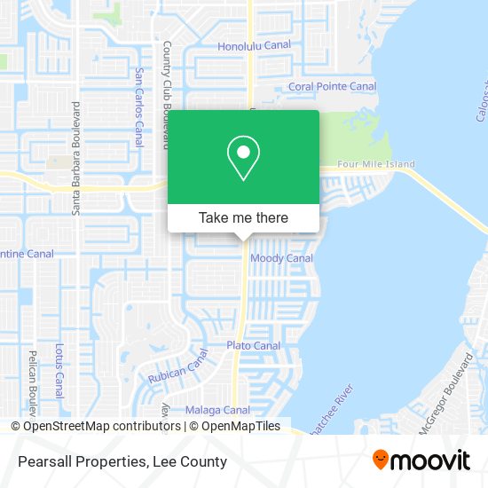 Pearsall Properties map