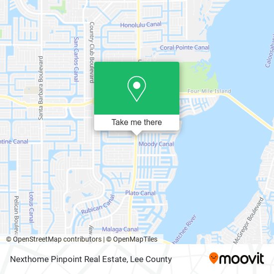 Nexthome Pinpoint Real Estate map