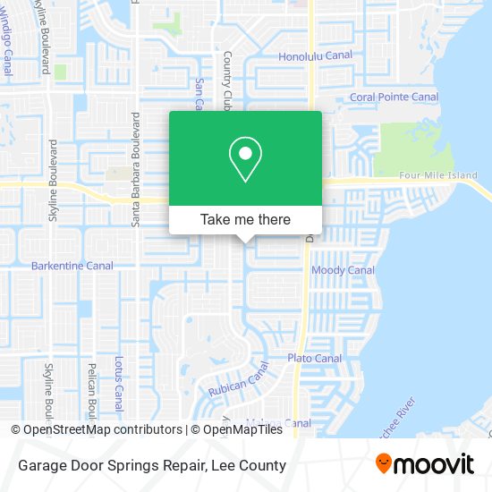 Mapa de Garage Door Springs Repair