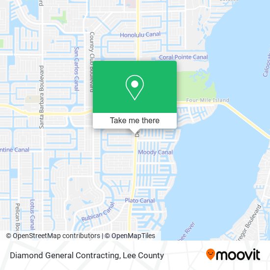 Diamond General Contracting map