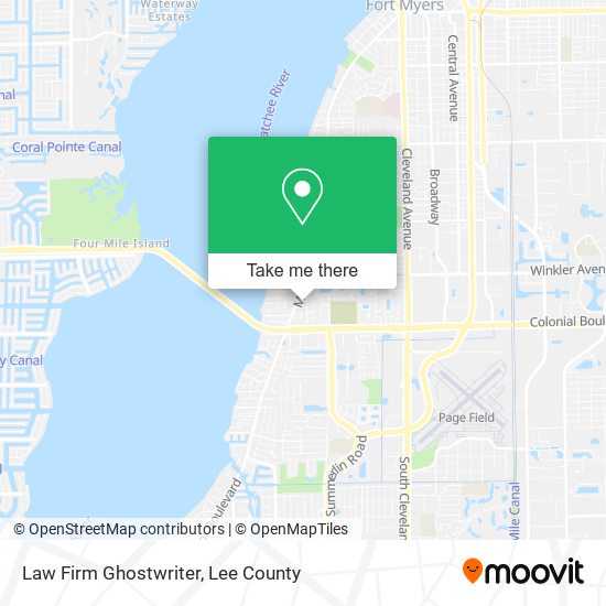 Law Firm Ghostwriter map