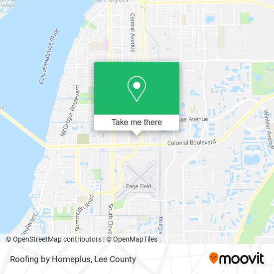 Roofing by Homeplus map