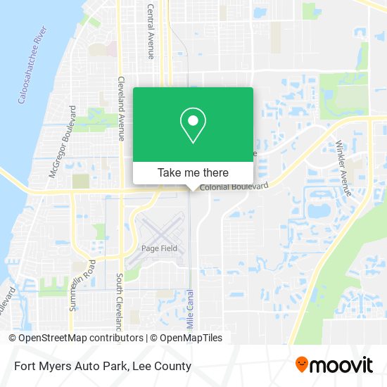 Mapa de Fort Myers Auto Park
