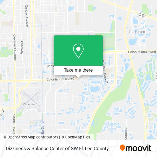 Mapa de Dizziness & Balance Center of SW Fl