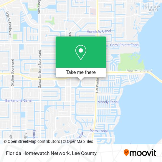 Mapa de Florida Homewatch Network