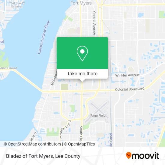 Bladez of Fort Myers map