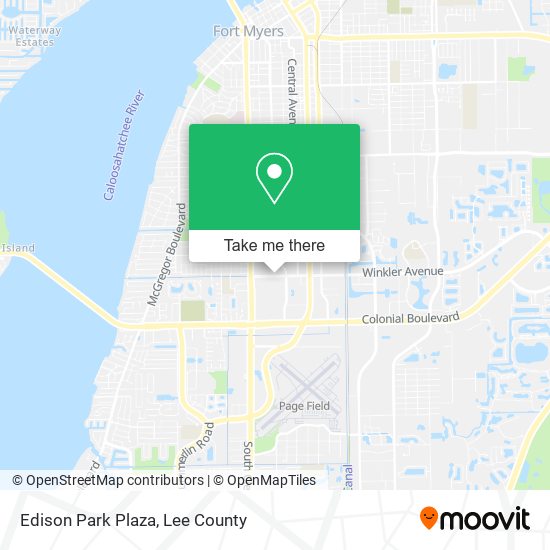 Edison Park Plaza map