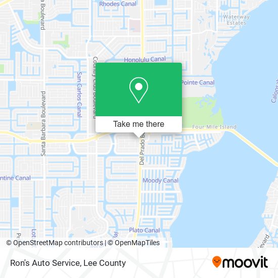 Ron's Auto Service map