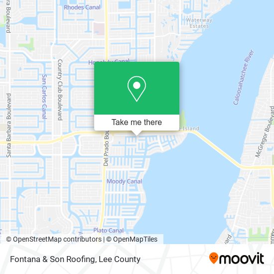 Fontana & Son Roofing map