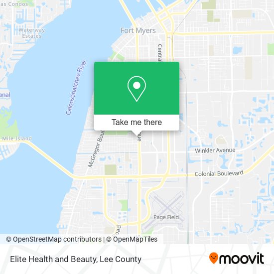 Elite Health and Beauty map
