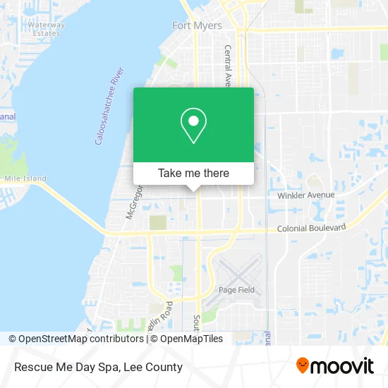 Rescue Me Day Spa map