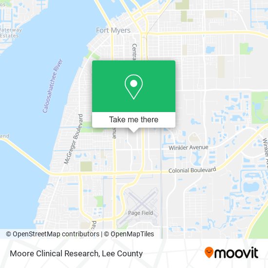 Moore Clinical Research map