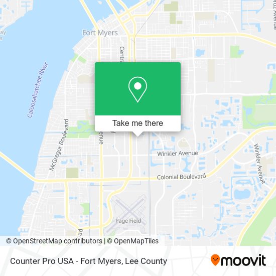 Counter Pro USA - Fort Myers map