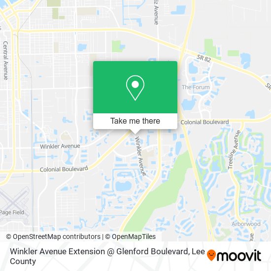 Mapa de Winkler Avenue Extension @ Glenford Boulevard