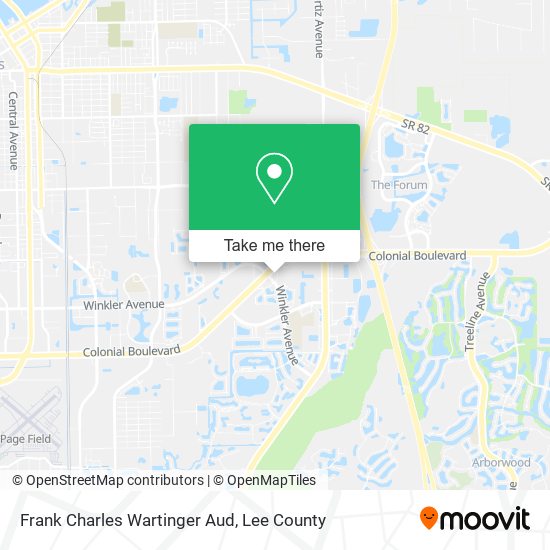 Mapa de Frank Charles Wartinger Aud