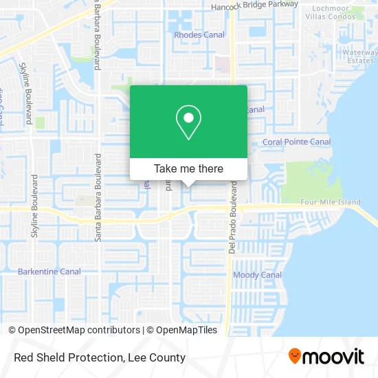 Red Sheld Protection map