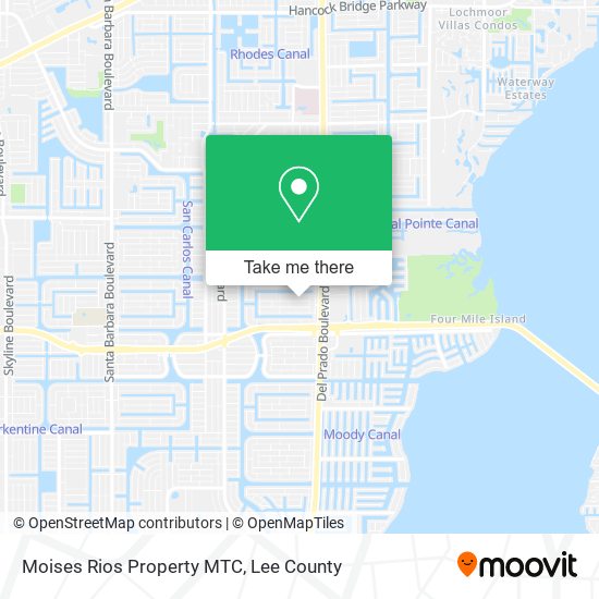 Mapa de Moises Rios Property MTC
