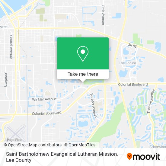 Saint Bartholomew Evangelical Lutheran Mission map