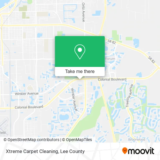 Xtreme Carpet Cleaning map