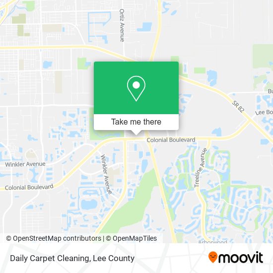 Daily Carpet Cleaning map