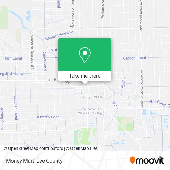 Mapa de Money Mart