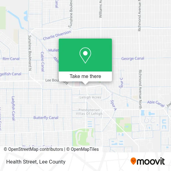 Health Street map