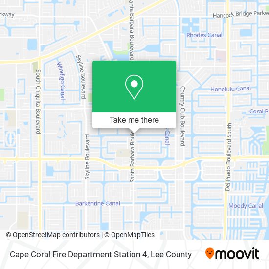 Cape Coral Fire Department Station 4 map