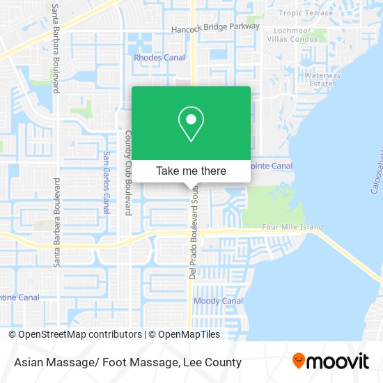 Asian Massage/ Foot Massage map