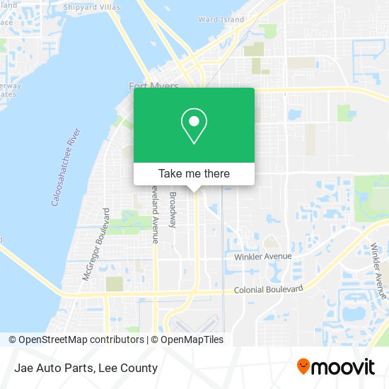 Jae Auto Parts map