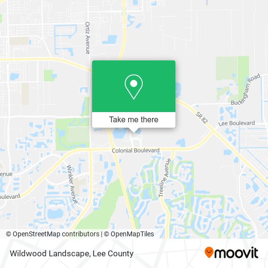 Wildwood Landscape map