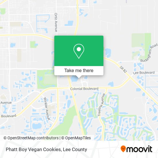 Phatt Boy Vegan Cookies map