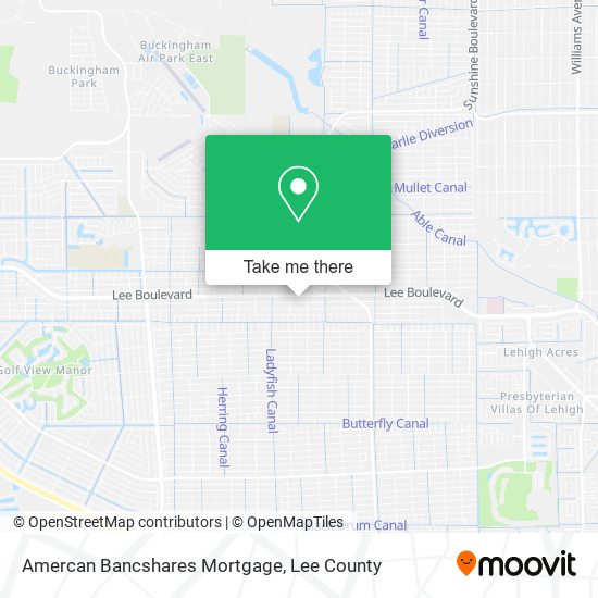 Amercan Bancshares Mortgage map