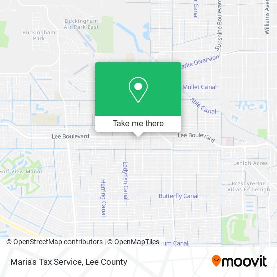 Maria's Tax Service map