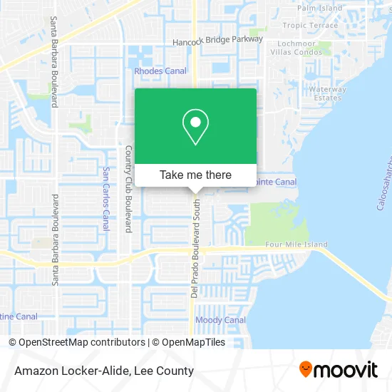 Amazon Locker-Alide map