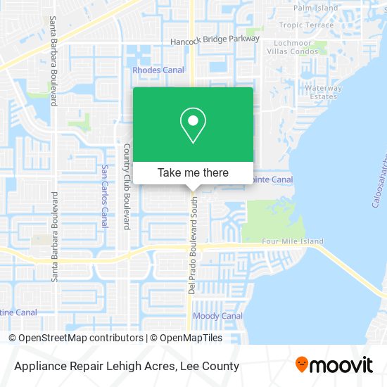 Appliance Repair Lehigh Acres map