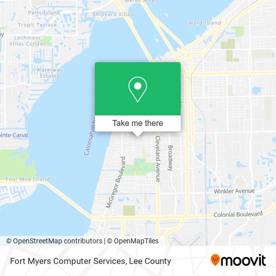 Fort Myers Computer Services map
