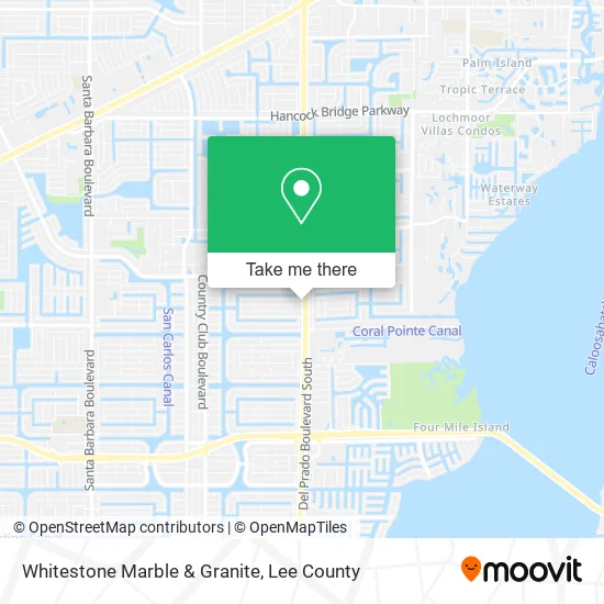 Whitestone Marble & Granite map