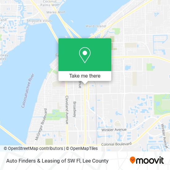 Mapa de Auto Finders & Leasing of SW Fl