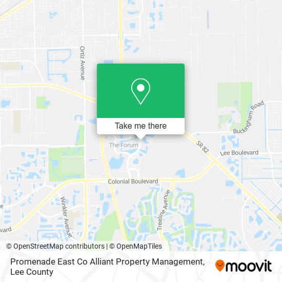 Mapa de Promenade East Co Alliant Property Management