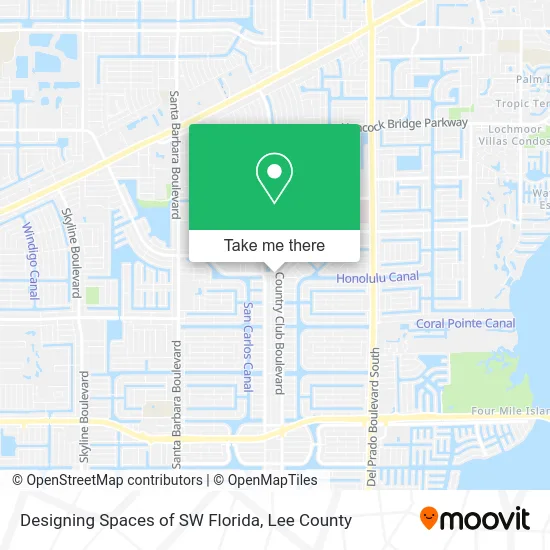 Designing Spaces of SW Florida map