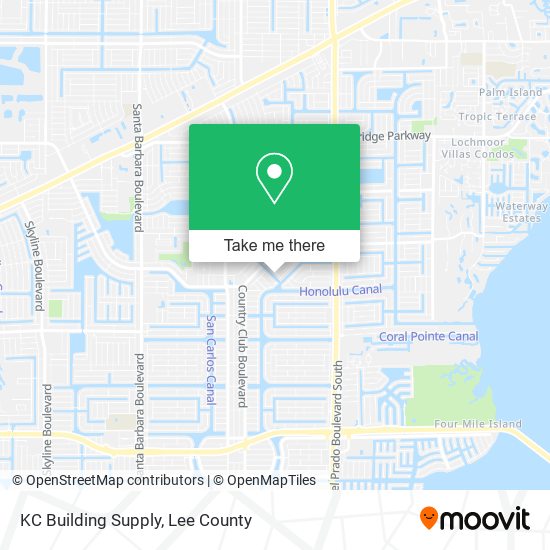 Mapa de KC Building Supply