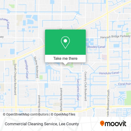 Commercial Cleaning Service map