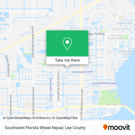 Southwest Florida Wheel Repair map