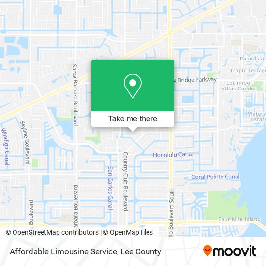 Affordable Limousine Service map