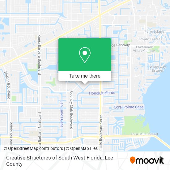 Creative Structures of South West Florida map