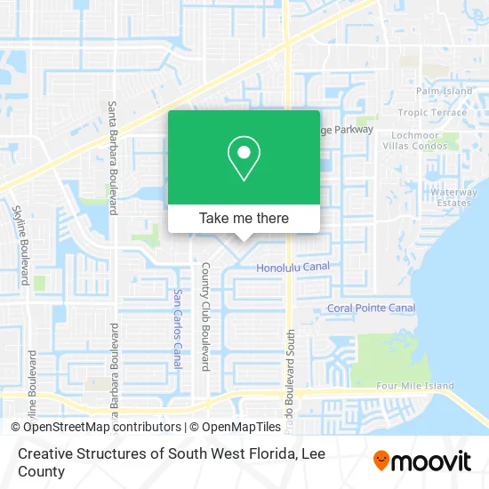 Mapa de Creative Structures of South West Florida