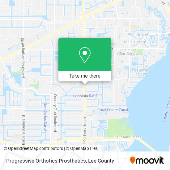 Progressive Orthotics Prosthetics map