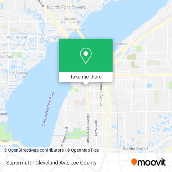 Mapa de Supermatt - Cleveland Ave